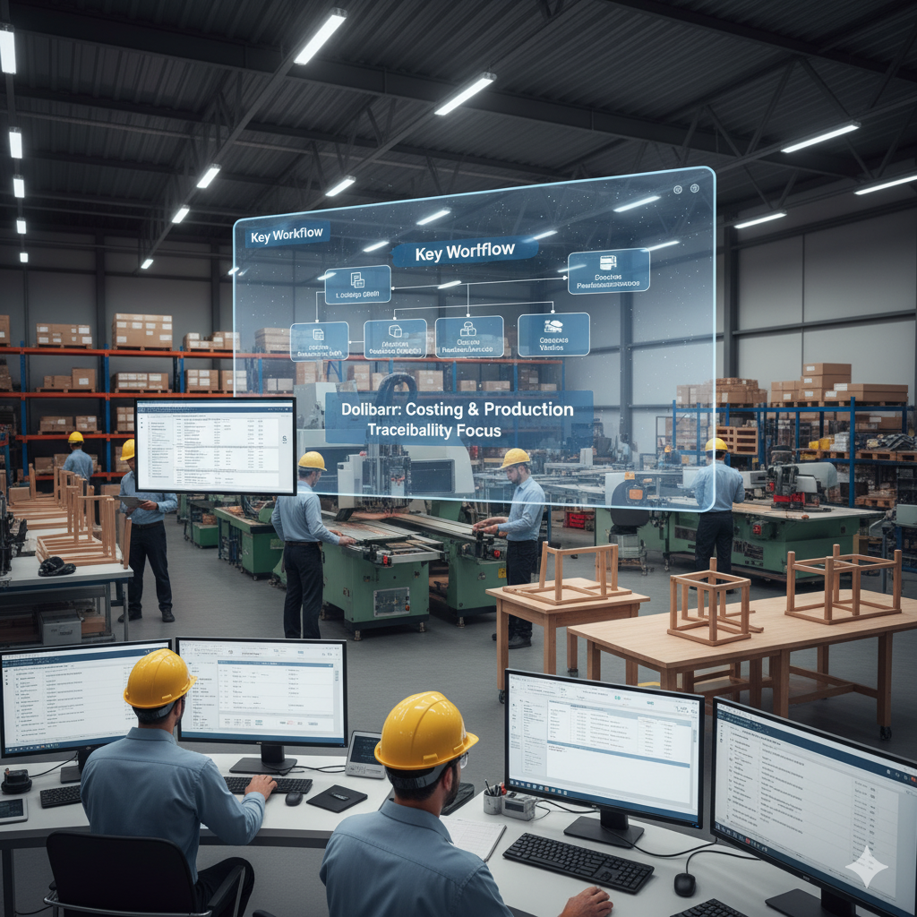 Flujo de producción Dolibarr